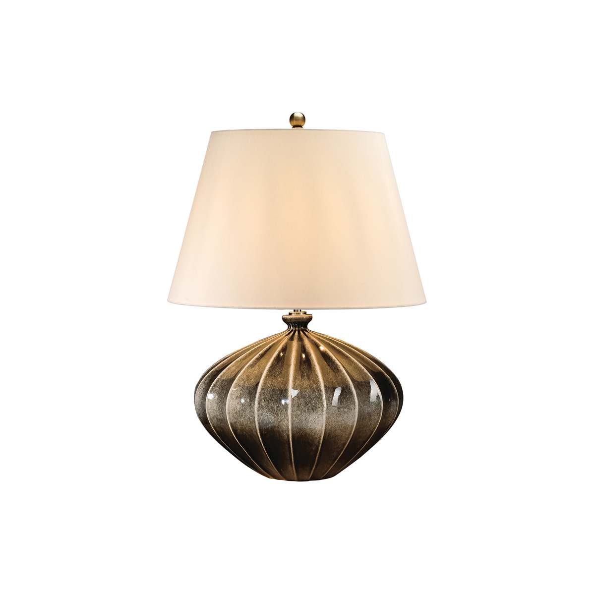 Настольная лампа RIB-PUMPKIN-TL, Настольные лампы Классический/Традиционный | Керамика | Бронза Белый/Бежевый | Прихожая, спальня, гостиная, столовая.
