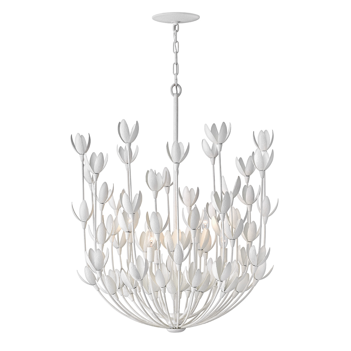 Люстра Hinkley FLORA QN-FLORA6-WHT, Люстры | Сталь.