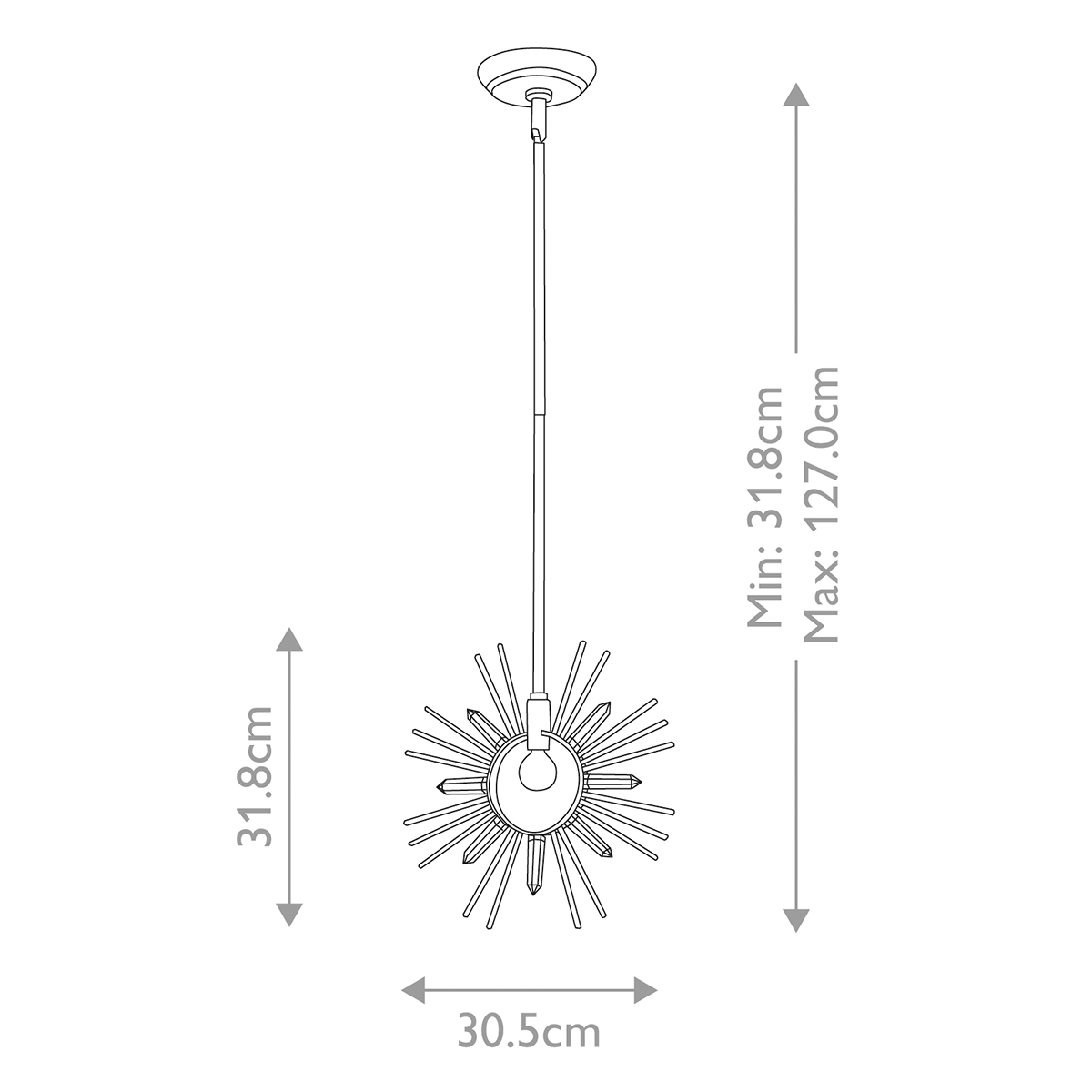 Подвесной светильник Elstead Lighting GN-SUN-KING-P-G. Бренд: Elstead Lighting Подвесной светильник Elstead Lighting GN-SUN-KING-P-G. Бренд: Elstead Lighting. Подвесные светильники