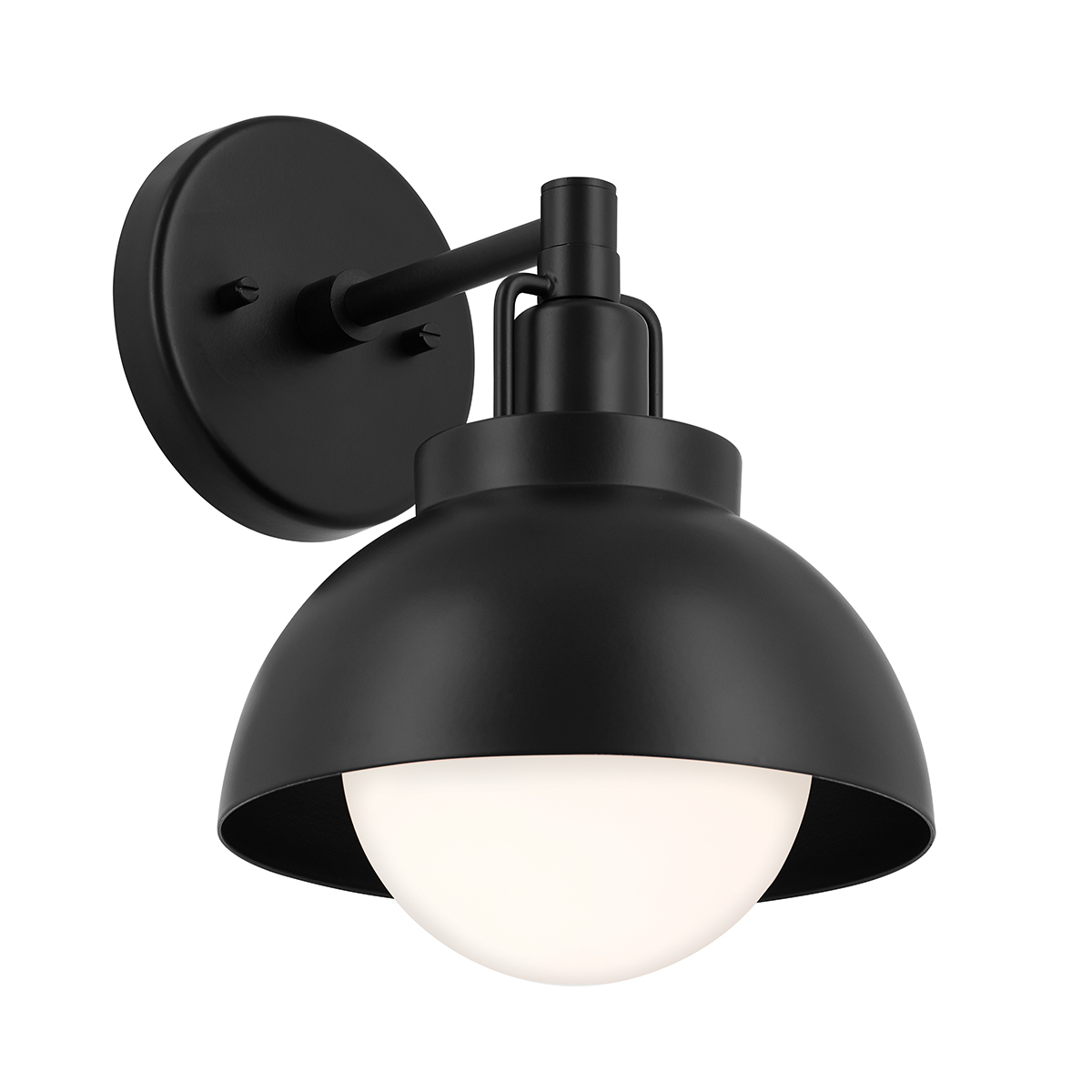 Бра Kichler NIVA KL-NIVA-1W-1P-BK, Бра Современный | Сталь Стекло | Черный Черный.