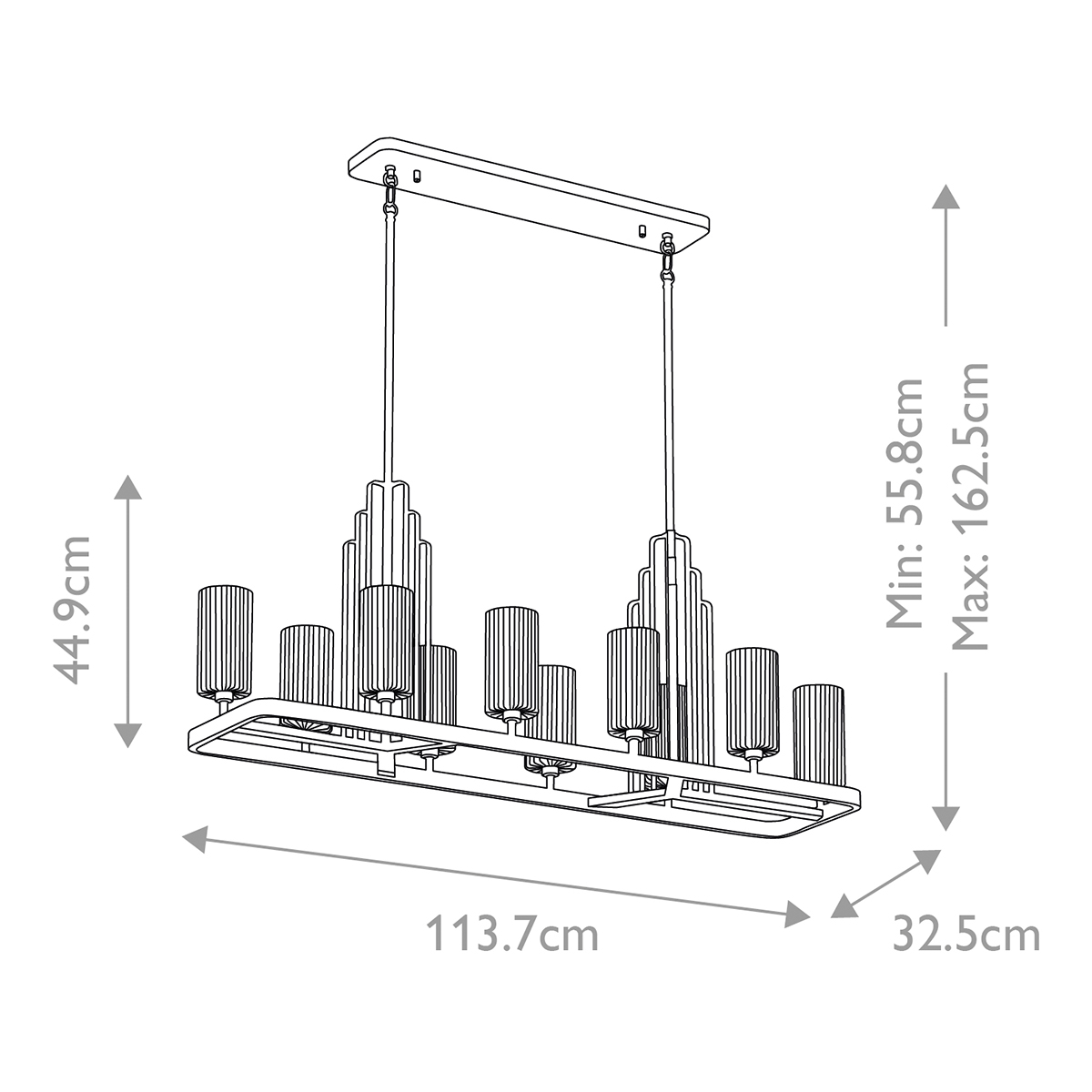 Люстра Kichler QN-KIMROSE10-PN. Бренд: Kichler Люстра Kichler QN-KIMROSE10-PN. Бренд: Kichler. Люстры