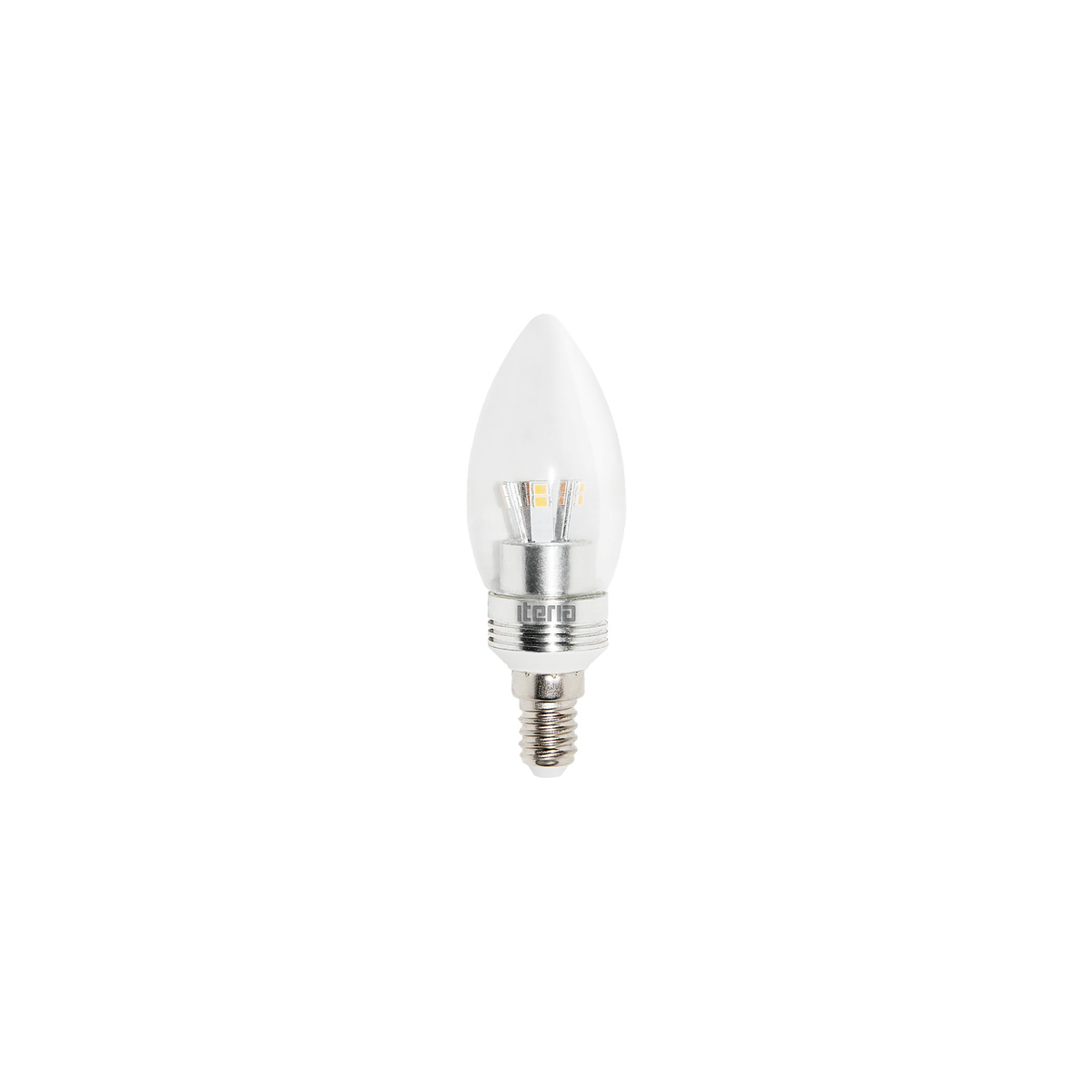 Лампа Iteria Свеча 4W 2700K E14 прозрачная. Бренд: Iteria. Лампы