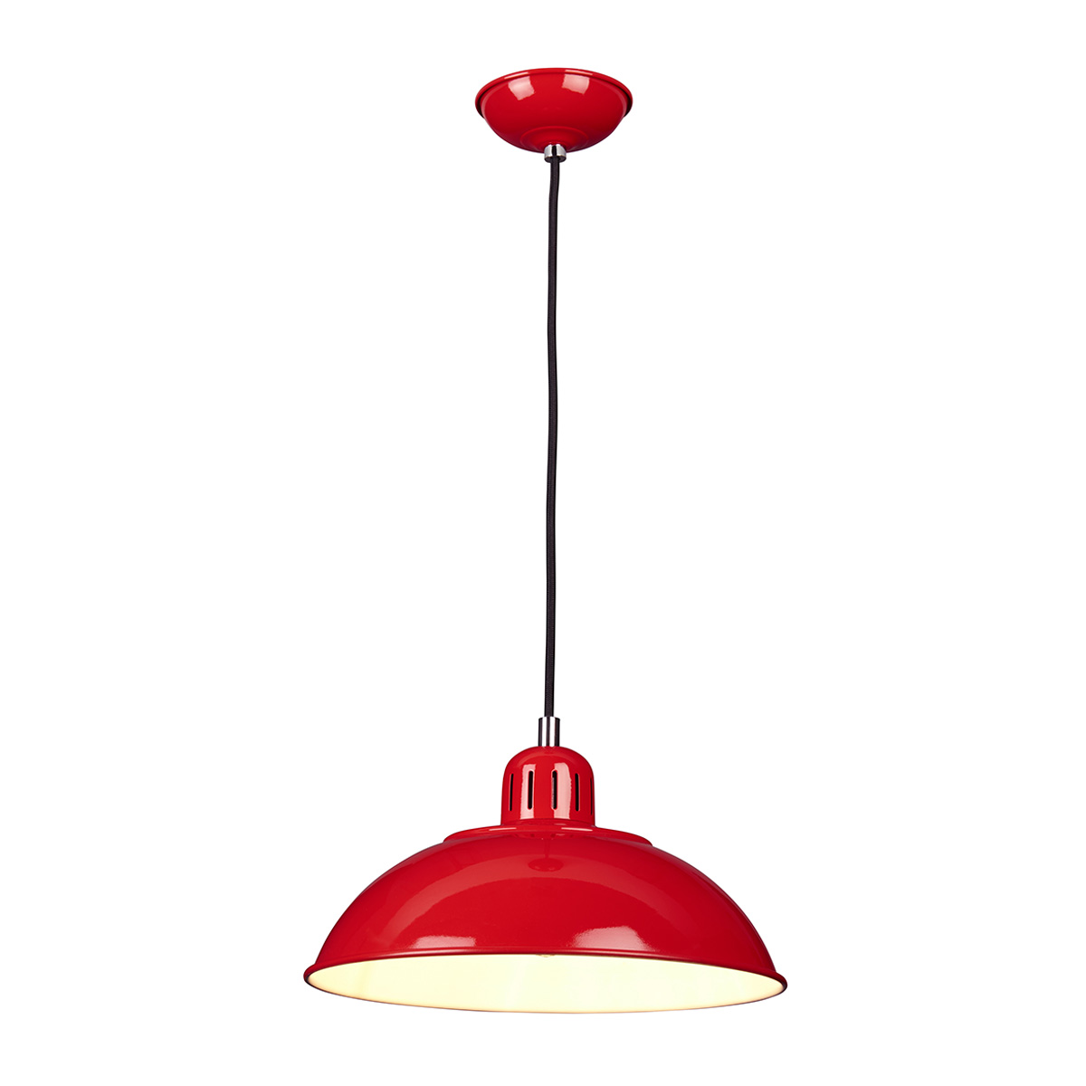 Подвесной светильник FRANKLIN-P-RED, Подвесные светильники Лофт/Фьюжн | Красный Красный | Прихожая, спальня, гостиная, столовая.