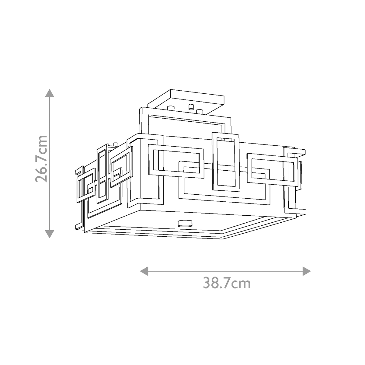 Потолочный светильник Hinkley HK-LANZA-SF-AN. Бренд: Hinkley Потолочный светильник Hinkley HK-LANZA-SF-AN. Бренд: Hinkley. Потолочные светильники