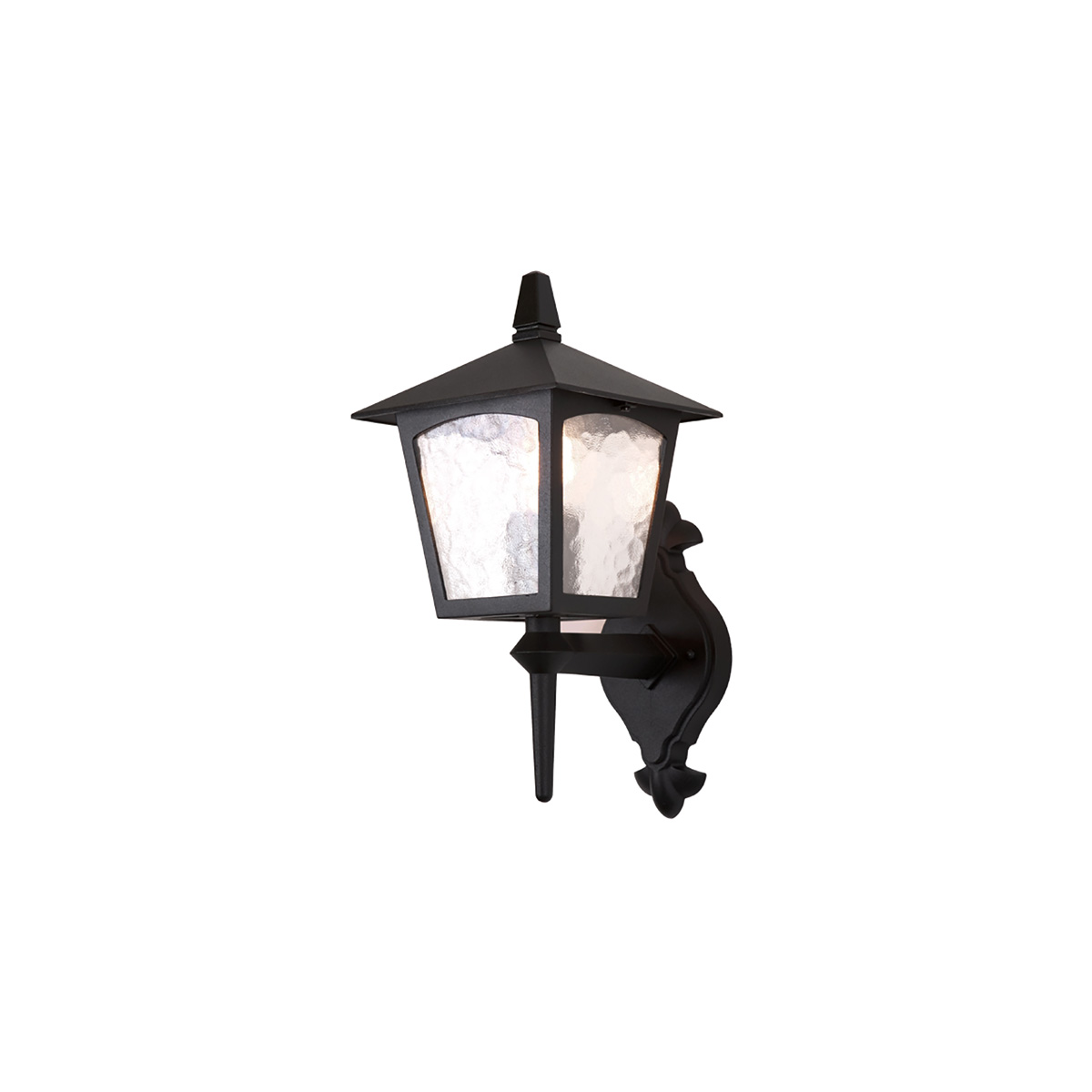 Настенный фонарь BL5-BLACK, Настенные фонари Классический | Графит/Черный Прозрачный | Уличный свет.