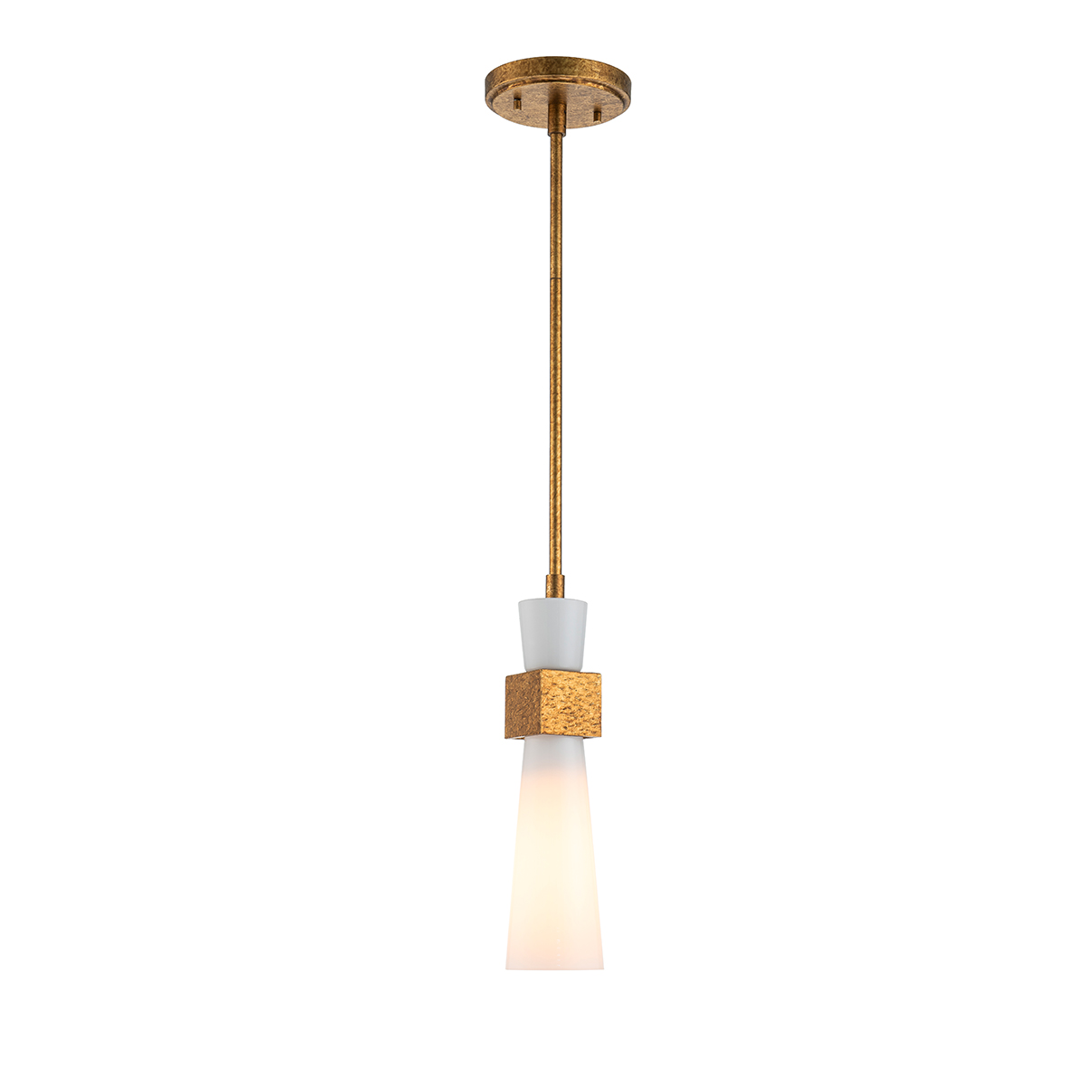 Подвесной светильник Elstead Lighting KRISTY KRISTY-MP-DG-OPAL, Подвесные светильники Современный | Сталь/Смола Стекло | Золото.