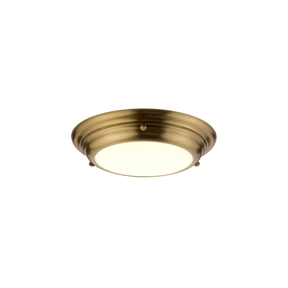 Потолочный светильник для ванных комнат WELLAND-F-S-AB, Потолочные светильники для ванных комнат | Металл Стекло | Золото /Латунь Белый/Бежевый.