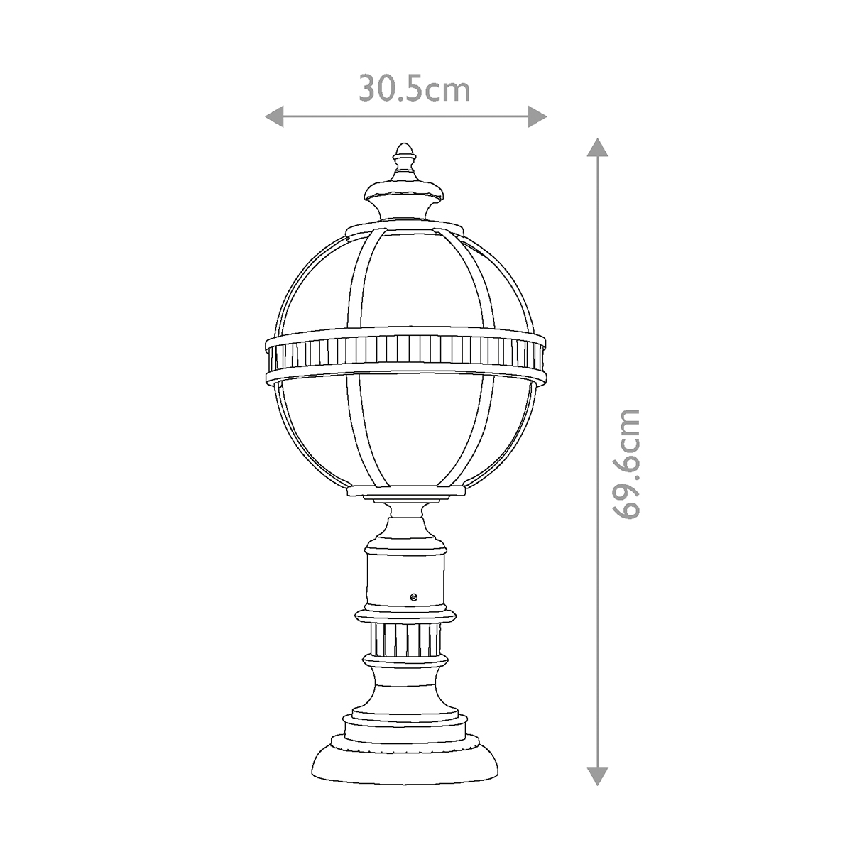 Фонарь-пьедестал Kichler KL-HALLERON-3M-BU. Бренд: Kichler Фонарь-пьедестал Kichler KL-HALLERON-3M-BU. Бренд: Kichler. Фонари-пьедесталы