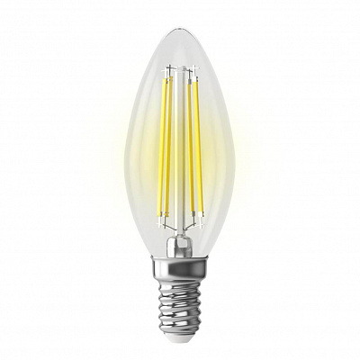 Лампа светодиодная Voltega E14 6,5W 2800K прозрачная VG10-C35E14warm9W-F 7134. Бренд: . Лампы