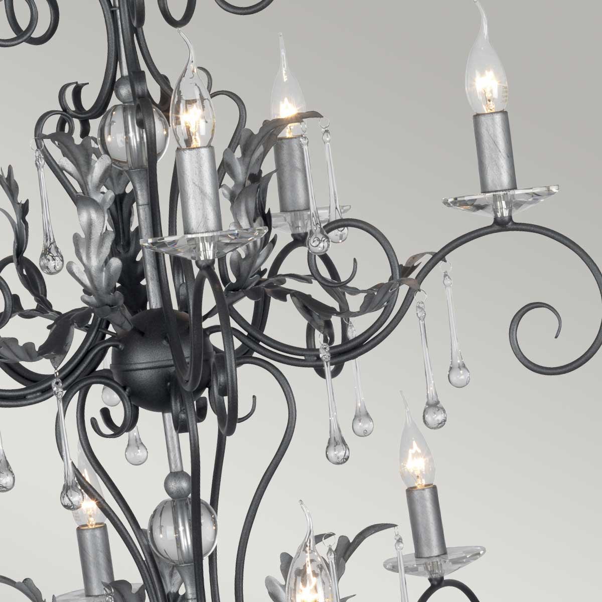 Люстра Elstead Lighting AML15-BLK-SILVER. Бренд: Elstead Lighting Люстра Elstead Lighting AML15-BLK-SILVER. Бренд: Elstead Lighting. Люстры
