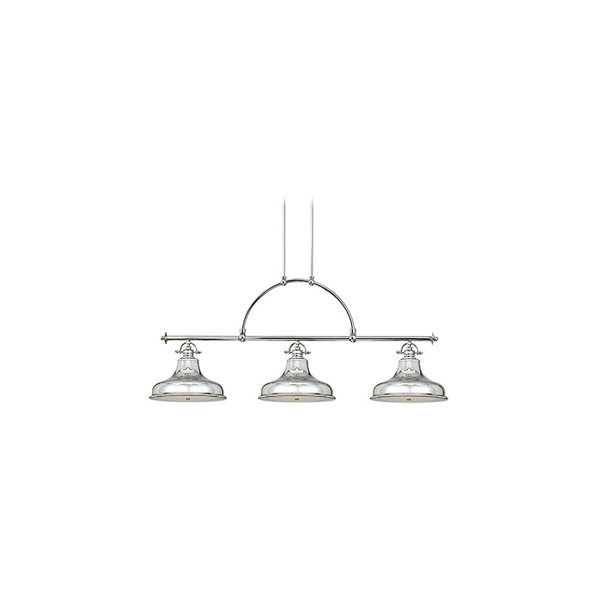 Подвесной светильник QZ-EMERY3P-IS, Подвесные светильники Лофт | Серебро | Прихожая, спальня, гостиная, столовая.