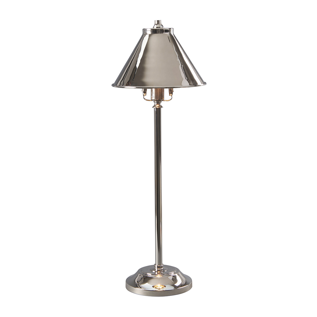 Настольная лампа PV-SL-PN, Настольные лампы Лофт | Металл | Хром/Никель | Прихожая, спальня, гостиная, столовая.