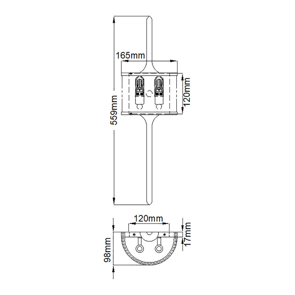 Бра для ванных комнат Kichler KL-MONA-S-CLP. Бренд: Kichler Бра для ванных комнат Kichler KL-MONA-S-CLP. Бренд: Kichler. Бра для ванных комнат
