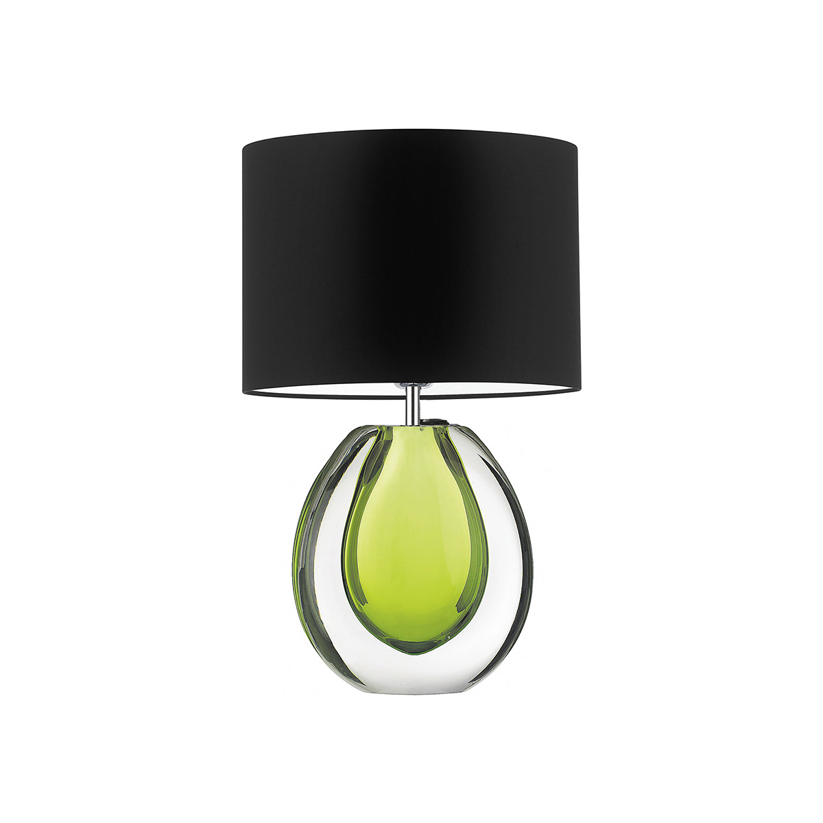 Настольная лампа NC-LAVA6-TL Арт. 11256-6K, Настольные лампы | Стекло Ткань | Зеленый/Прозрачный Черный.