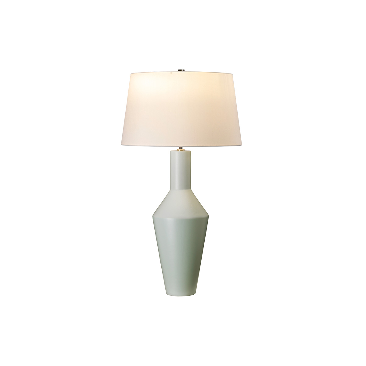 Настольная лампа LEYTON-TL, Настольные лампы | Керамика Смесовая ткань | Зеленый Слоновая кость.