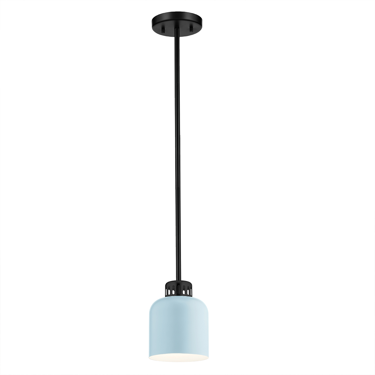 Подвесной светильник Elstead Lighting YORK ELS-YORK-MP-BLK-PB, Подвесные светильники Современный | Сталь | Синий/Черный Синий.