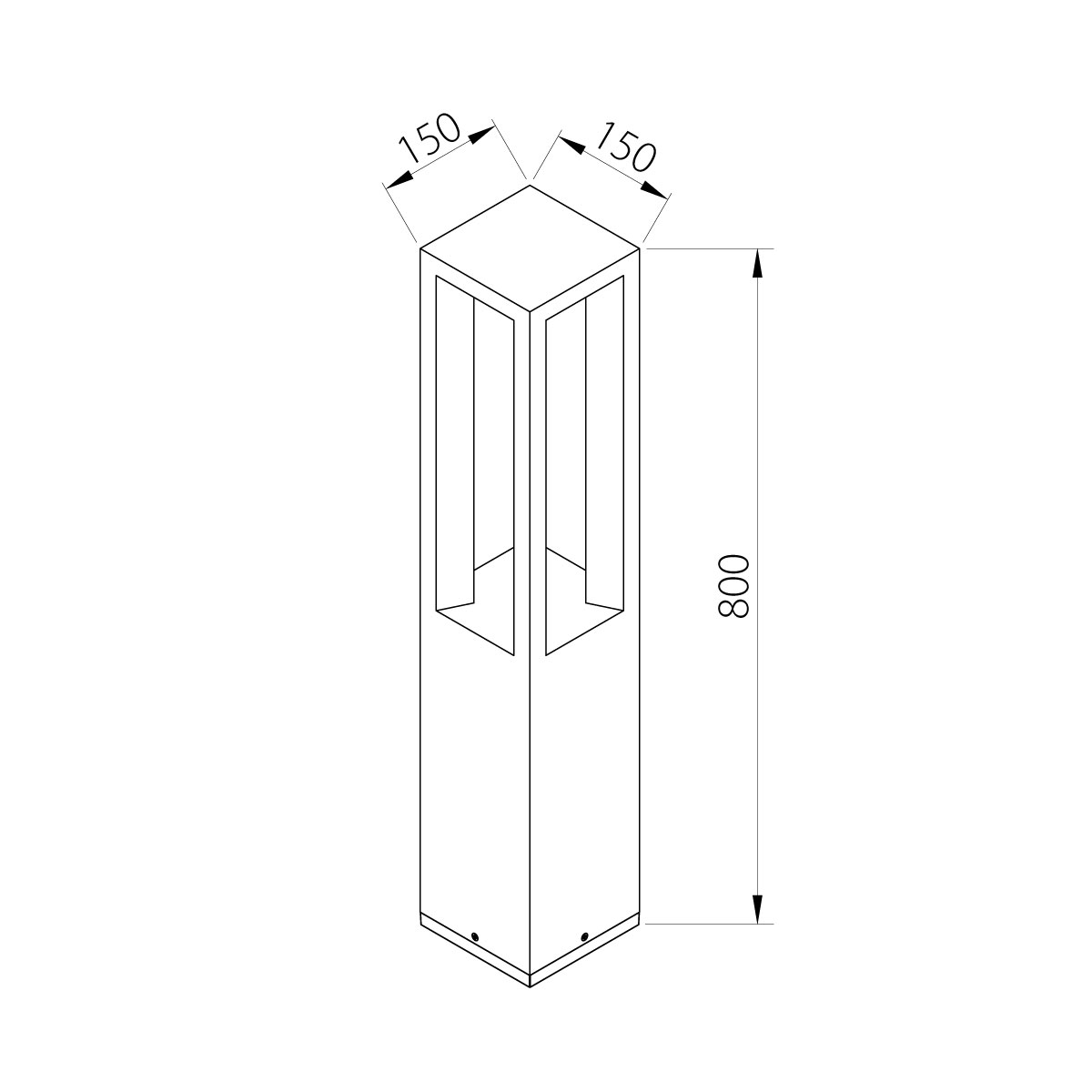 Фонарный столб Natural Concepts Dwell NC-003104-80-SB. Бренд: Natural Concepts Слайд