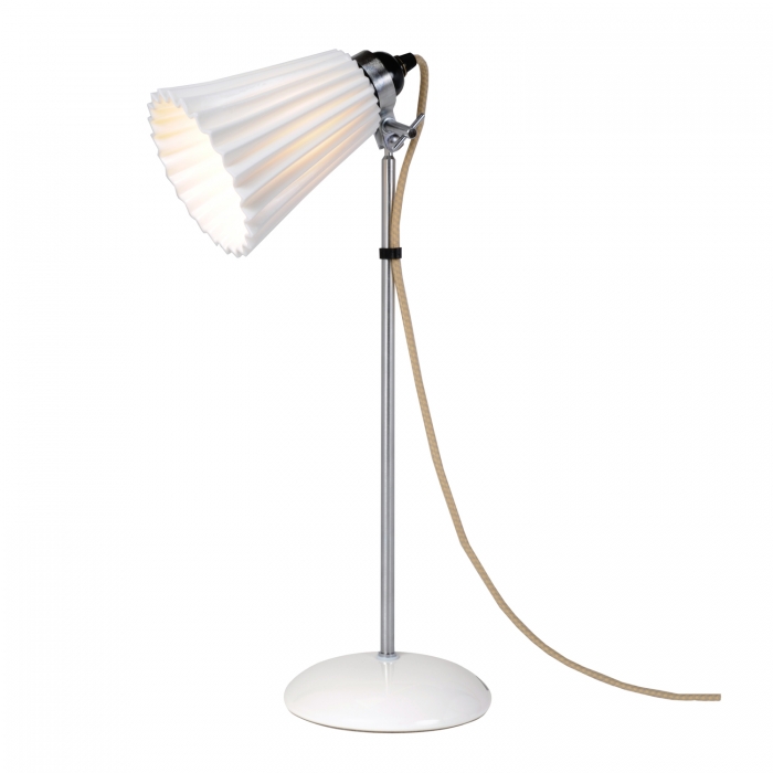Настольная лампа Hector Medium Pleat Table Light, Natural. Бренд: Original BTC (UK). Настольные лампы