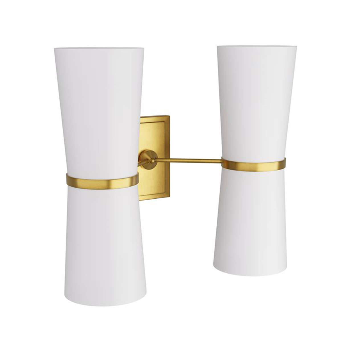 Бра Arteriors INWOOD QNA-INWOOD-2WB-ANB, Бра | Сталь Микрофибра | Латунь Латунь.