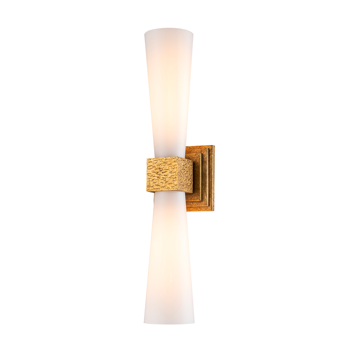 Бра для ванных комнат Elstead Lighting KRISTY KRISTY-2WB-DG-OPAL, Бра для ванных комнат Современный | Сталь/Смола Стекло | Золото.