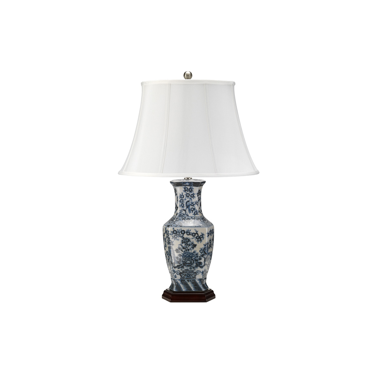 Настольная лампа BLUE-HEX-TL, Настольные лампы Классический/Традиционный | Керамика | Прихожая, спальня, гостиная, столовая.