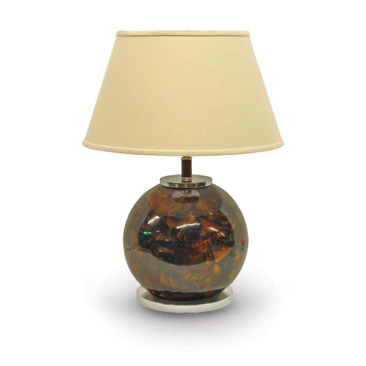 SX3988/2837-16 PENSHELL ROUND LAMP ( комплект). Бренд: Palecek (USA). Настольные лампы