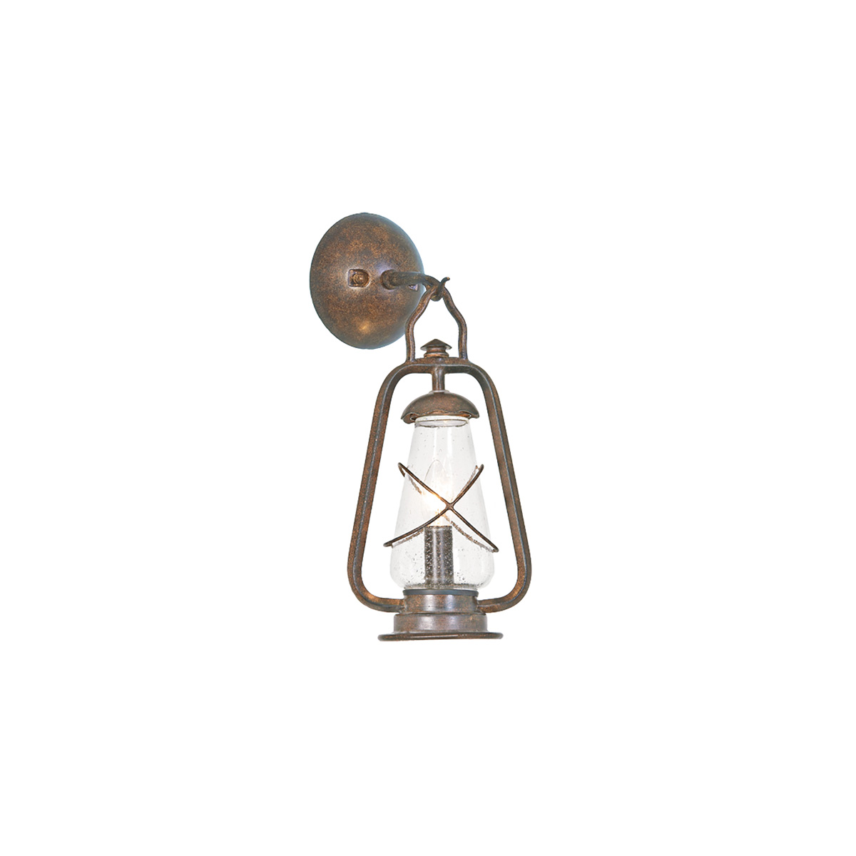 Настенный фонарь MINERS-WALL, Настенные фонари Классический/Традиционный | Бронза | Уличный свет.