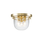 Потолочный светильник для ванных комнат QZ-WHISTLING-F-PB. Бренд: Quoizel. Потолочные светильники для ванных комнат