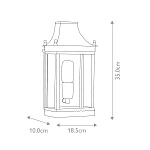 Настенный фонарь Elstead Lighting REGENTS-PARK-BR. Бренд: Elstead Lighting. Настенные фонари