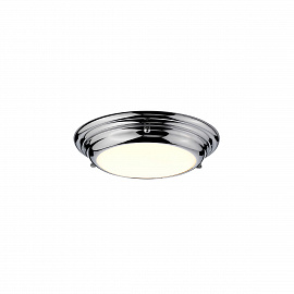 Потолочный светильник для ванных комнат WELLAND-F-S-PC, Потолочные светильники для ванных комнат | Металл Стекло | Хром полированный Матовое стекло.