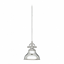 Подвесной светильник QZ-EMERY-P-S-IS, Подвесные светильники Лофт | Серебро | Прихожая, спальня, гостиная, столовая.