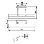 Светильник для картин Elstead Lighting CHAWTON-PLM-BLK. Бренд: Elstead Lighting. Светильники для картин