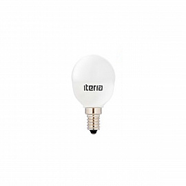 Лампа Iteria Шар 6W 2700K E14 матовая Лампа Iteria Шар 6W 2700K E14 матовая, Лампы.