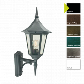 Настенный фонарь MODENA 350, Настенные фонари Классический | Бронза/Зеленый/Серый Прозрачный.