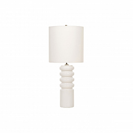 Настольная лампа CONTOUR-TL-WHT Настольная лампа CONTOUR-TL-WHT, Настольные лампы Неоклассический | Керамика | Белый | Прихожая, спальня, гостиная, столовая.