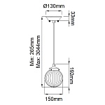 Подвесной светильник Elstead Lighting DL-COSMOS-1P. Бренд: Elstead Lighting. Подвесные светильники