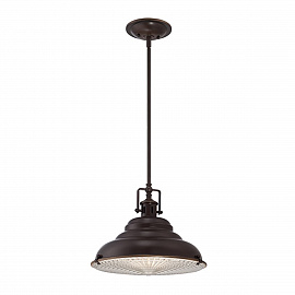 Подвесной светильник QZ-EASTVALE-P-M, Подвесные светильники Лофт/Индустриальный | Бронза | Прихожая, спальня, гостиная, столовая.