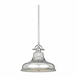 Подвесной светильник QZ-EMERY-P-M-IS, Подвесные светильники Лофт | Серебро | Прихожая, спальня, гостиная, столовая.
