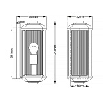 Настенный фонарь QN-CASTELLE-M-BLK. Бренд: Hinkley. Настенные фонари