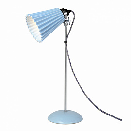 Настольная лампа Hector Medium Pleat Table Light, Light Blue Настольная лампа Hector Medium Pleat Table Light, Light Blue, Настольные лампы | Костяной фарфор | Голубой.