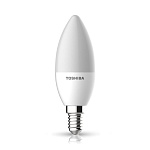 Лампа TOSHIBA  светодиодная свеча 40Вт 2700k Е14. Бренд: . Лампы