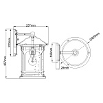 Настенный фонарь Quoizel QZ-MARBLEHEAD-M-WHT. Бренд: Quoizel. Настенные фонари