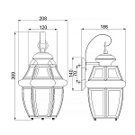 Настенный фонарь Quoizel QZ-NEWBURY2-M-PB. Бренд: Quoizel. Настенные фонари