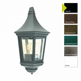 Настенный фонарь VENICE 261, Настенные фонари Классический | Бронза/Зеленый/Серый Прозрачный.