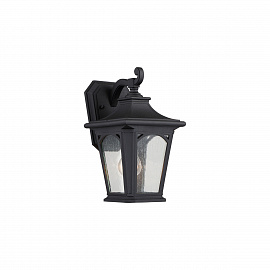 Настенный фонарь QZ-BEDFORD2-S, Настенные фонари Классический/Английский | Пластик | Графит/Черный Прозрачный.