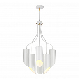 Подвесной светильник QUINTO6-WAB, Подвесные светильники | Металл Металл | Золото /Латунь/Белый Белый/Латунь.