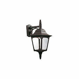 Настенный фонарь CP2-BLACK, Настенные фонари Классический/Английский | Алюминий Стекло | Графит/Черный Прозрачный | Уличный свет.