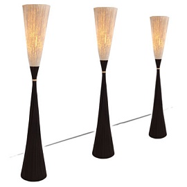 LLU-B-1167 LUAU Floor Lamp (Brown), Торшеры/Напольные лампы | Графит/Черный Белый/Бежевый.