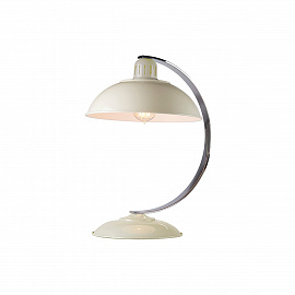 Настольная лампа FRANKLIN-CREAM, Настольные лампы Лофт/Фьюжн | Белый Белый/Бежевый | Прихожая, спальня, гостиная, столовая.
