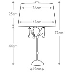 Настольная лампа Elstead Lighting AML-TL-BLK-SIL. Бренд: Elstead Lighting. Настольные лампы